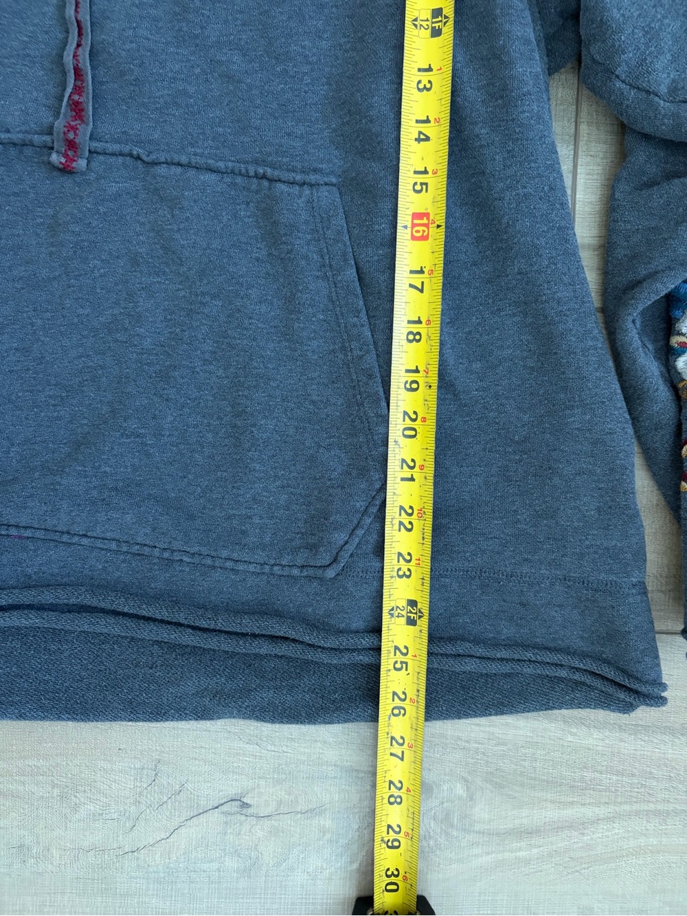 Johnny Was Darielle Dark Grey Floral Embroidered Boho Oversized Hoodie XL - Picture 10 of 11